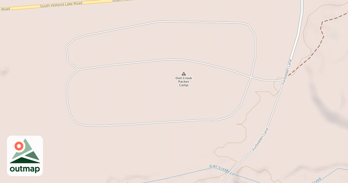Map of HOLLAND PACKER CAMP