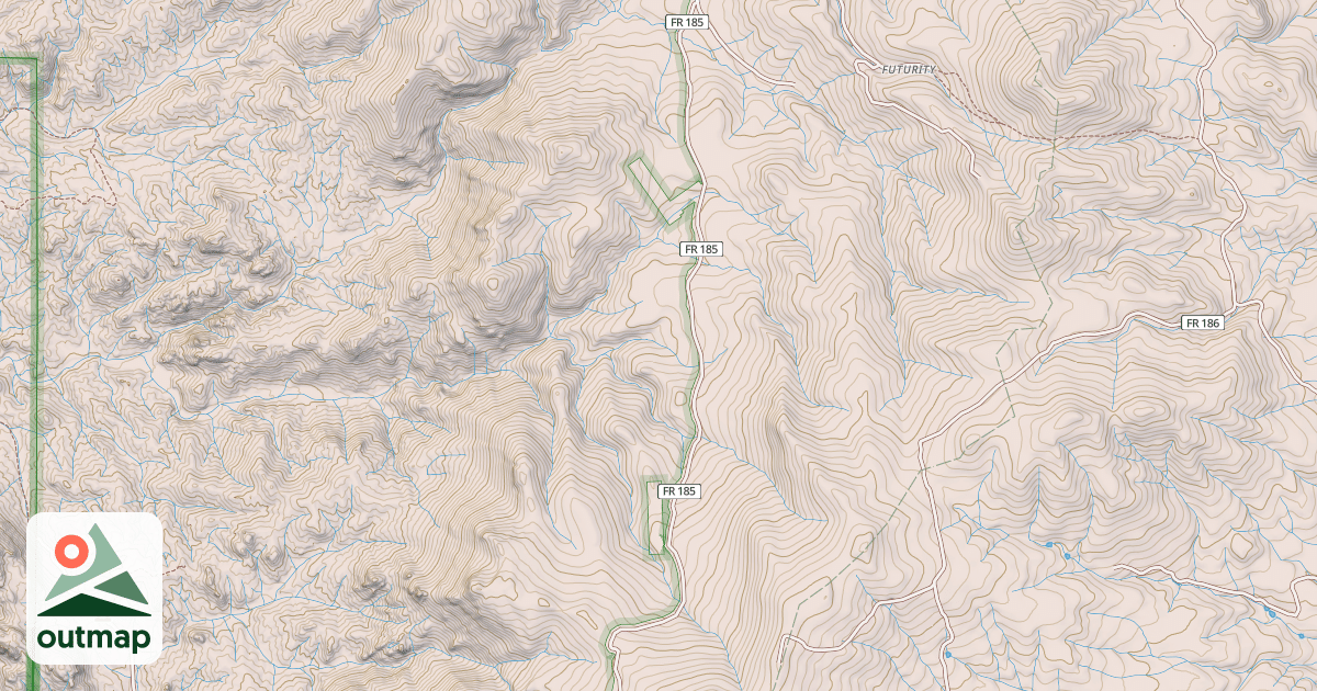 Map of ASPEN RIDGE