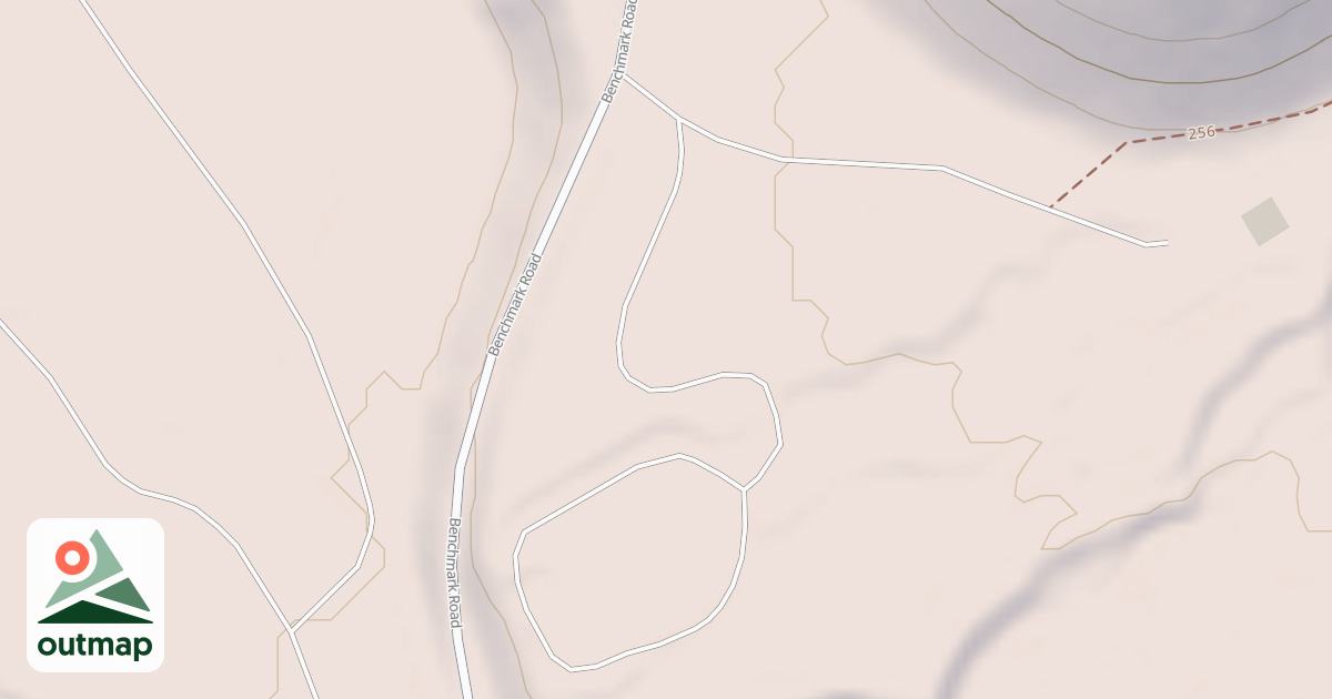 Map of BENCHMARK PACKER CORRALS
