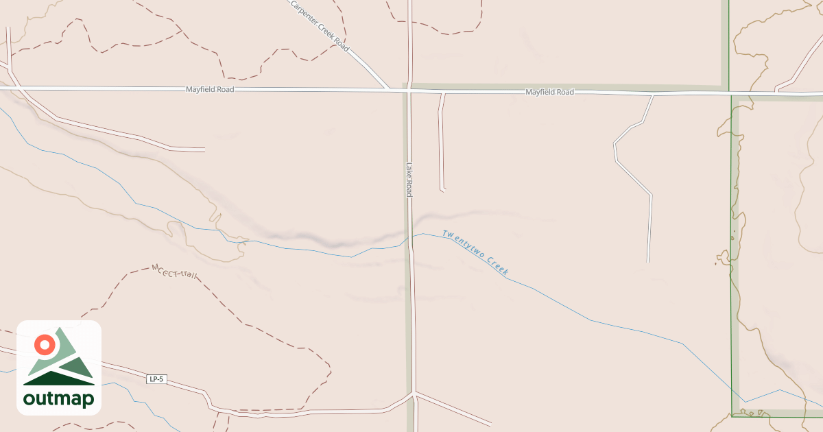 Map of Grand Traverse County To Supply Rd Mccct