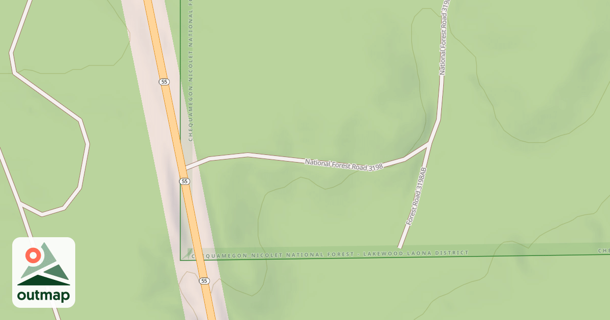Map of FR 3198