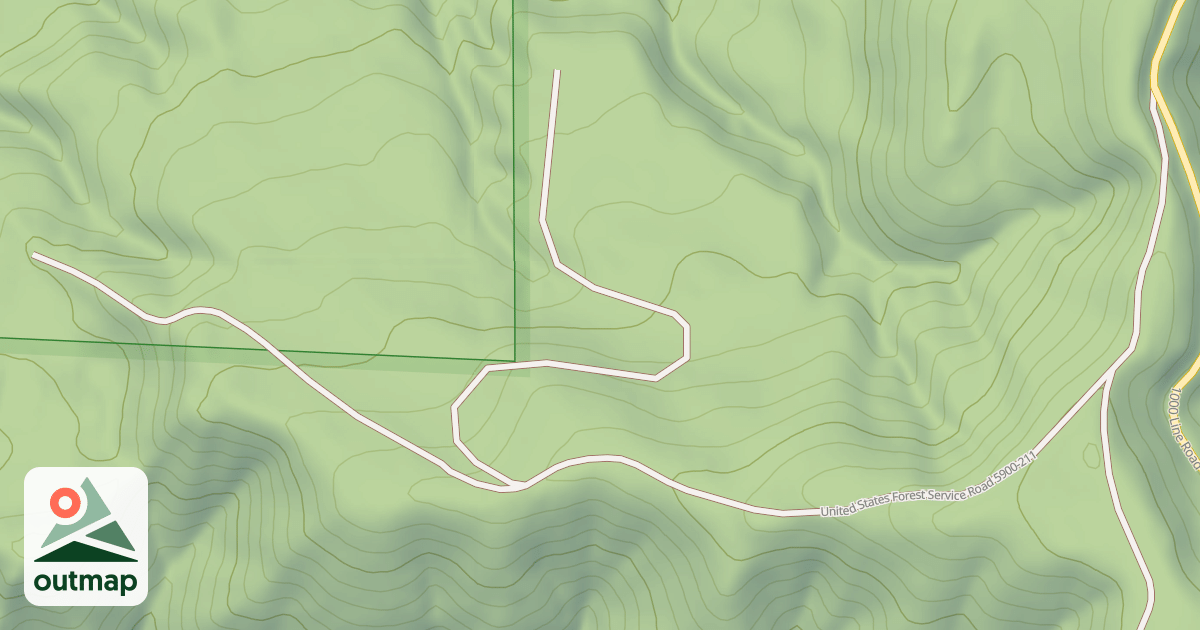 Map of USFS Motor Vehicle Use Map Roads {D1F3C882-8118-4D61-9E71-B9DC2A56F68C}