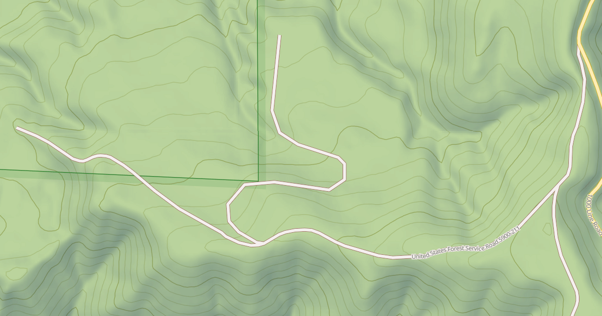 Map preview of USFS Motor Vehicle Use Map Roads {D1F3C882-8118-4D61-9E71-B9DC2A56F68C}