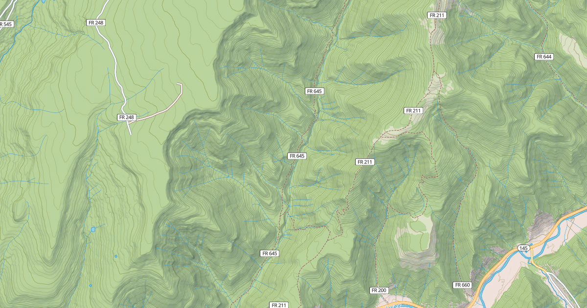 Map preview of Priest Gulch
