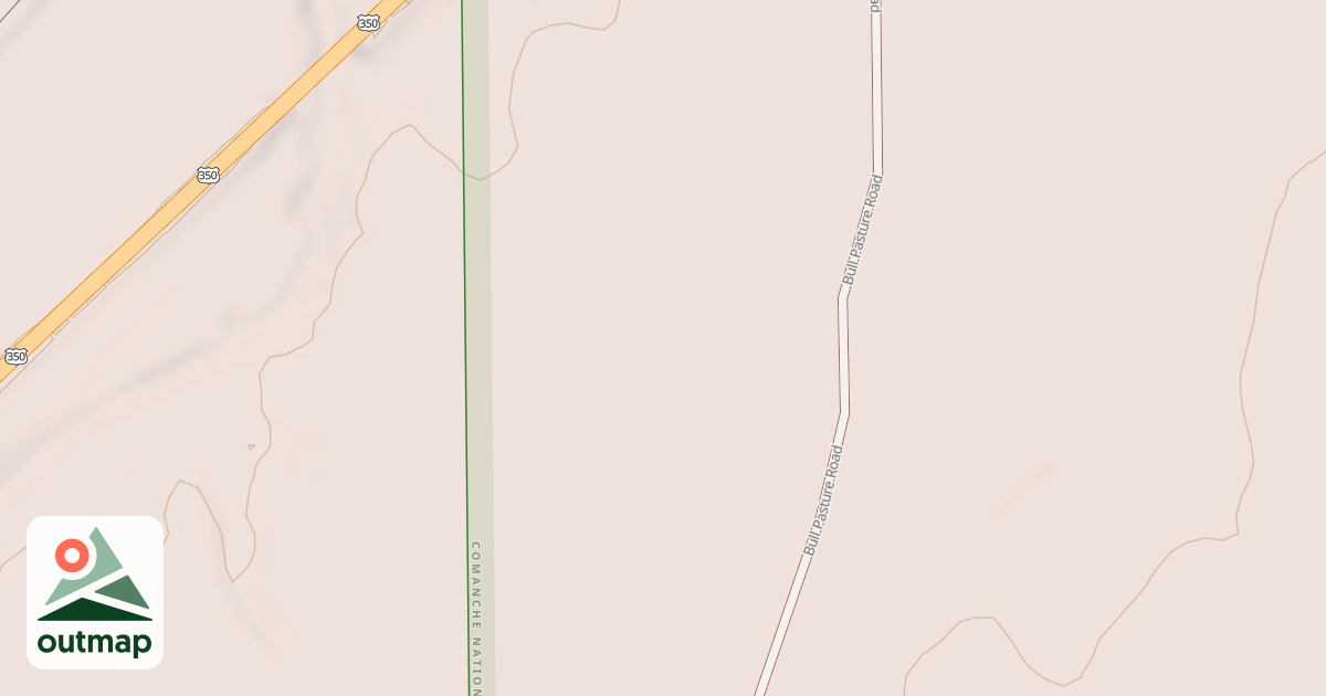Map of BULL PASTURE A