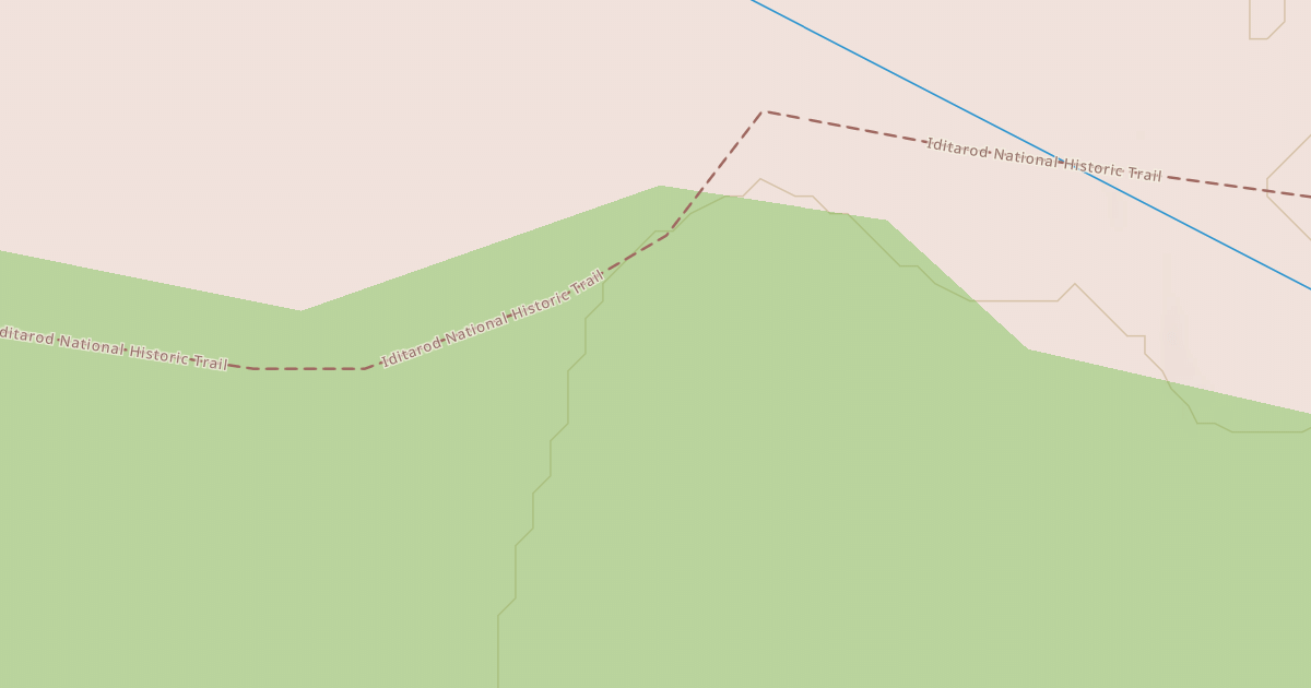 Map preview of Iditarod National Historic Trail