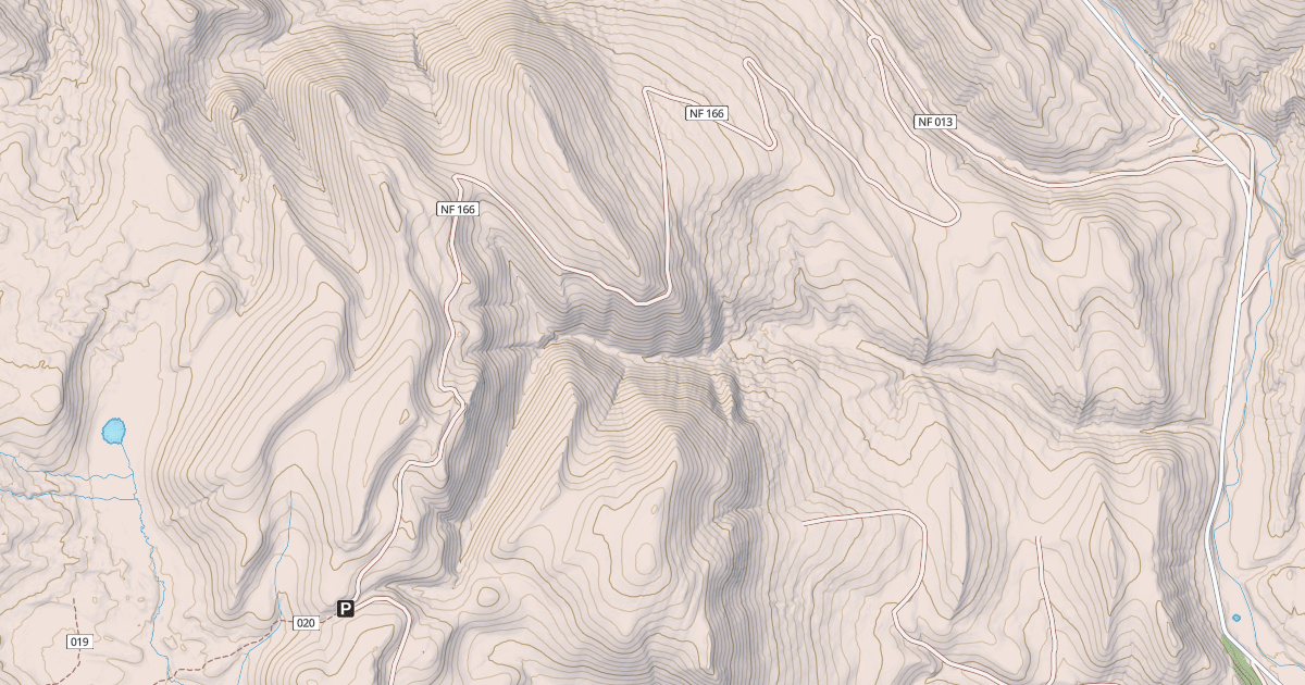 Map preview of SHAFER RIDGE