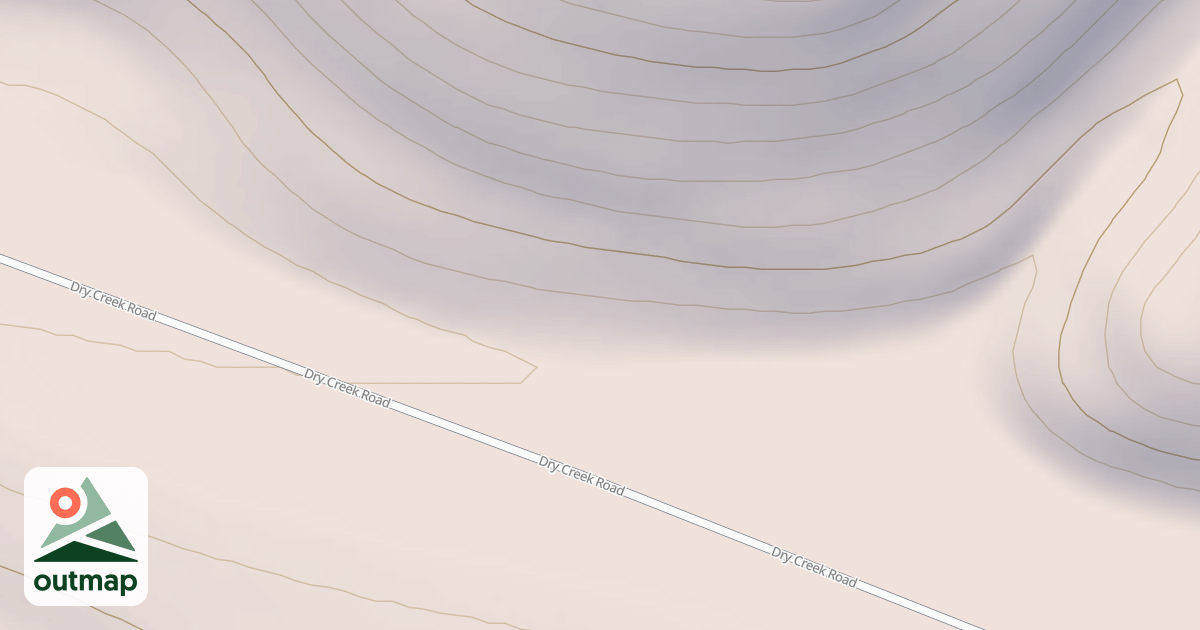 Map of DRY CREEK SPUR 135