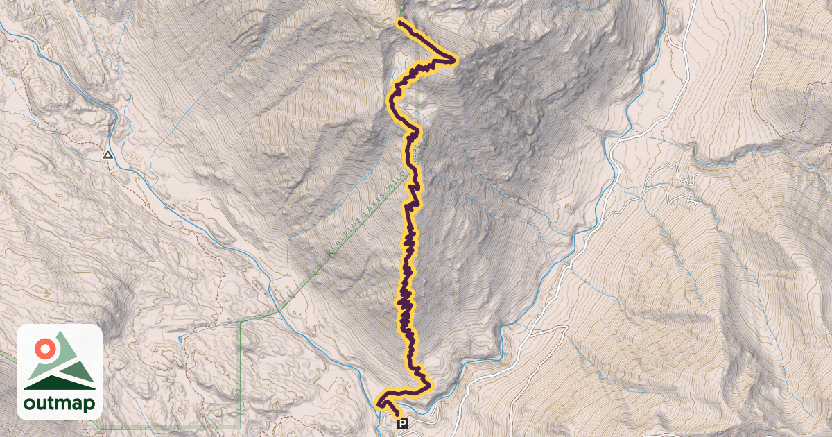 Map of Davis Peak Trail