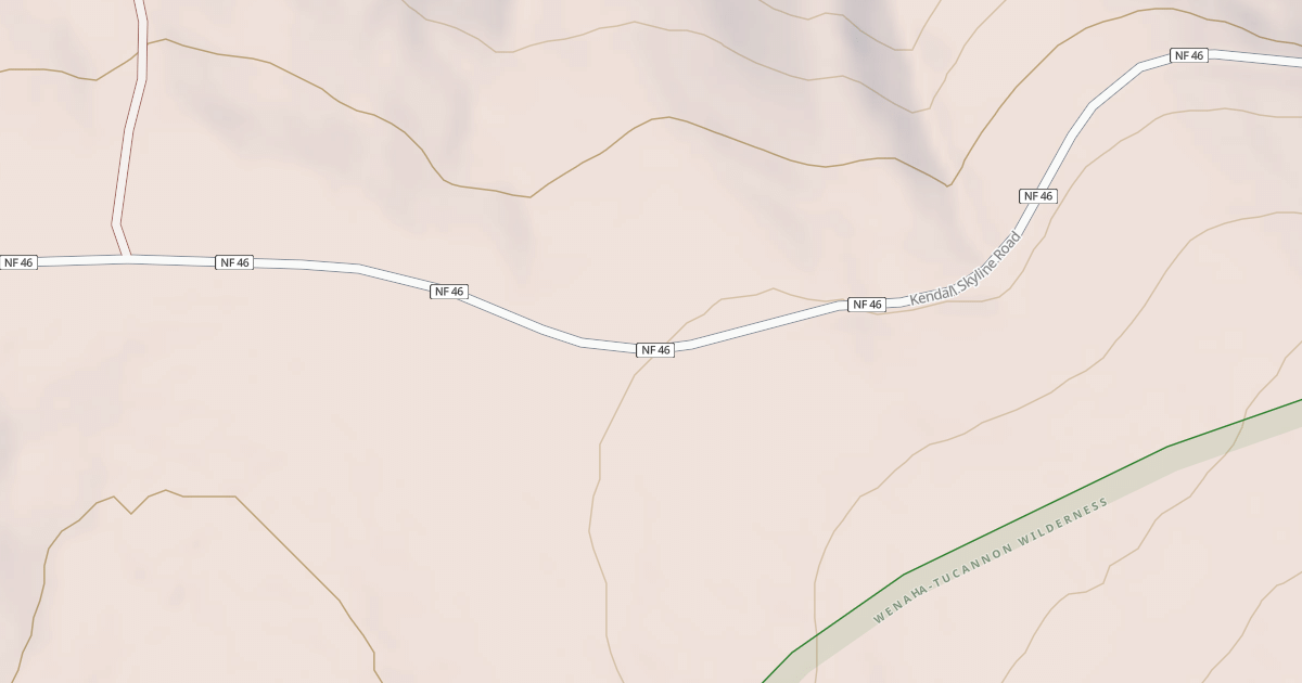 Map preview of Wildcat/Cavalier Spring Trail