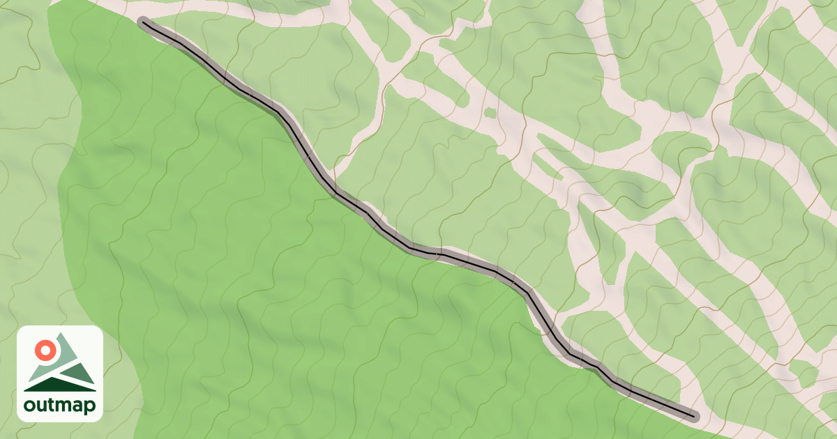 Map of Sparks Lake Run