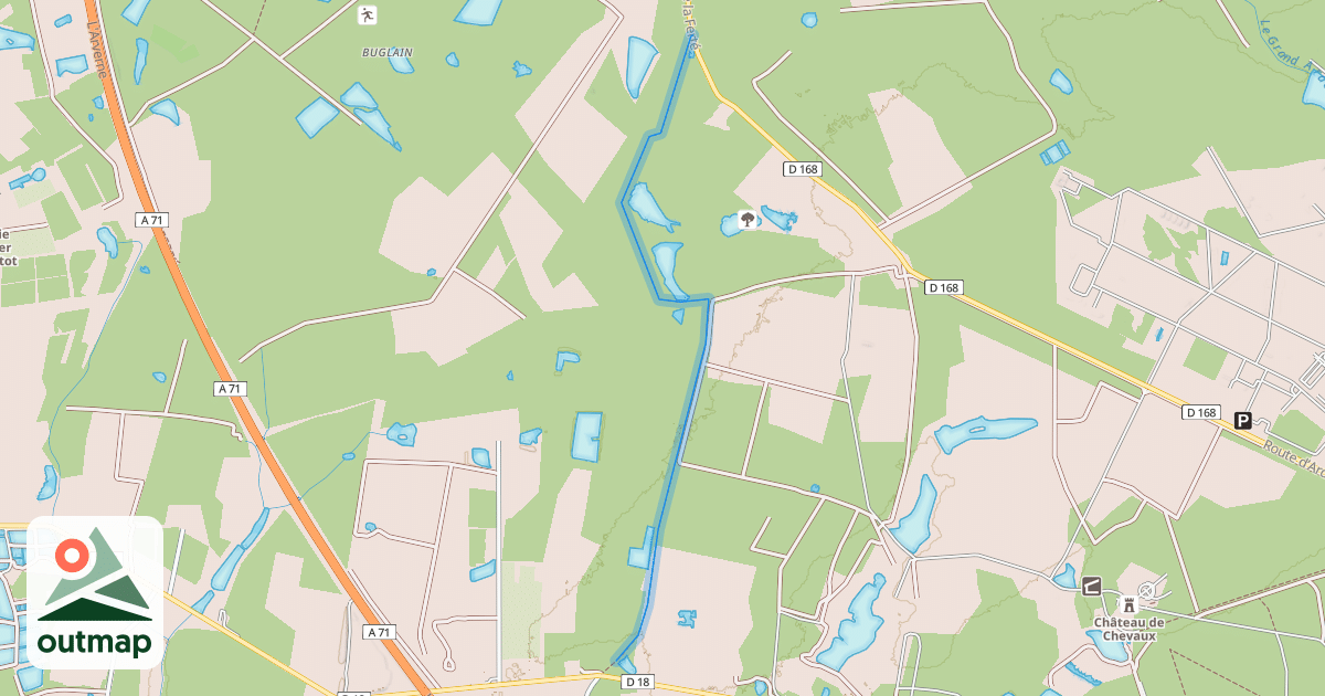 Map of Chemin d'Yvoy