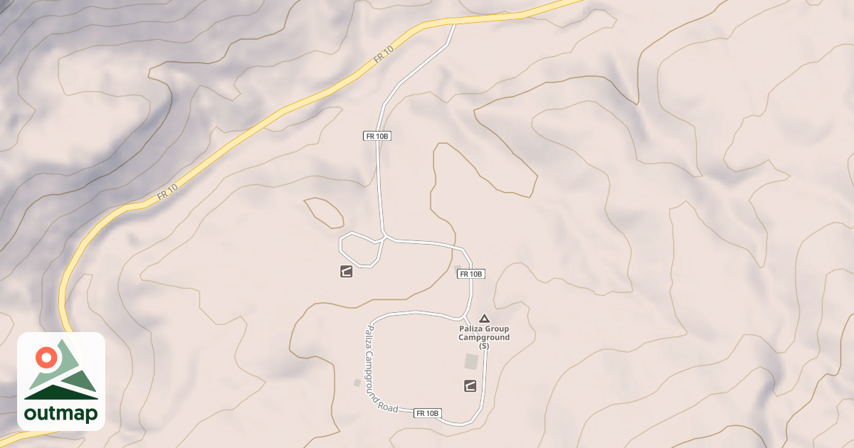 Map of PALIZA CG