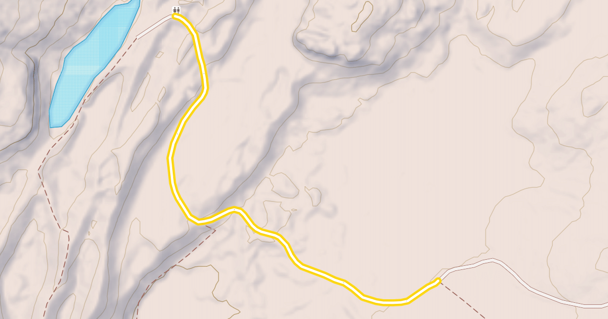 Map preview of Jenkins Mountain Trail (Blue)