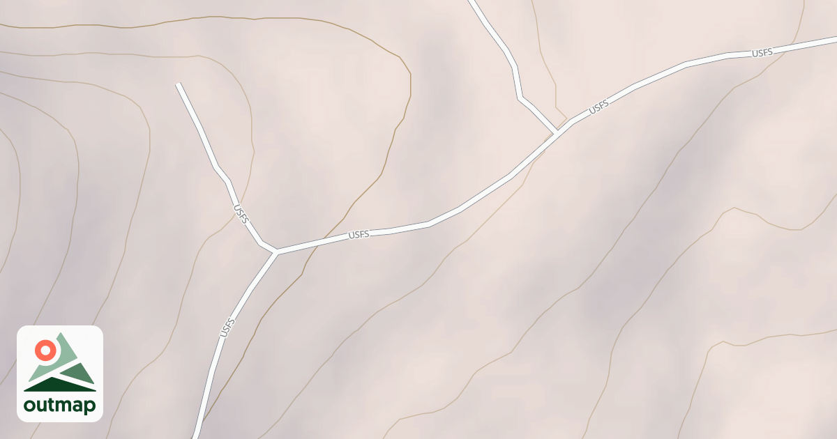 Map of Twin Lake Pass Pit Road