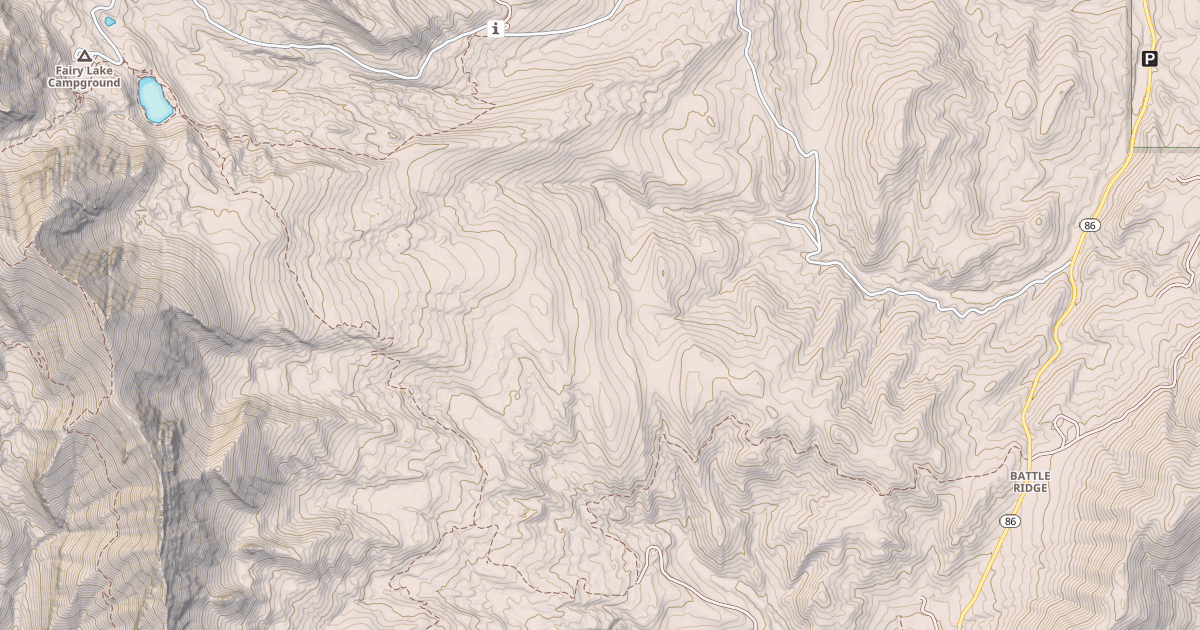 Map preview of Fairy Creek