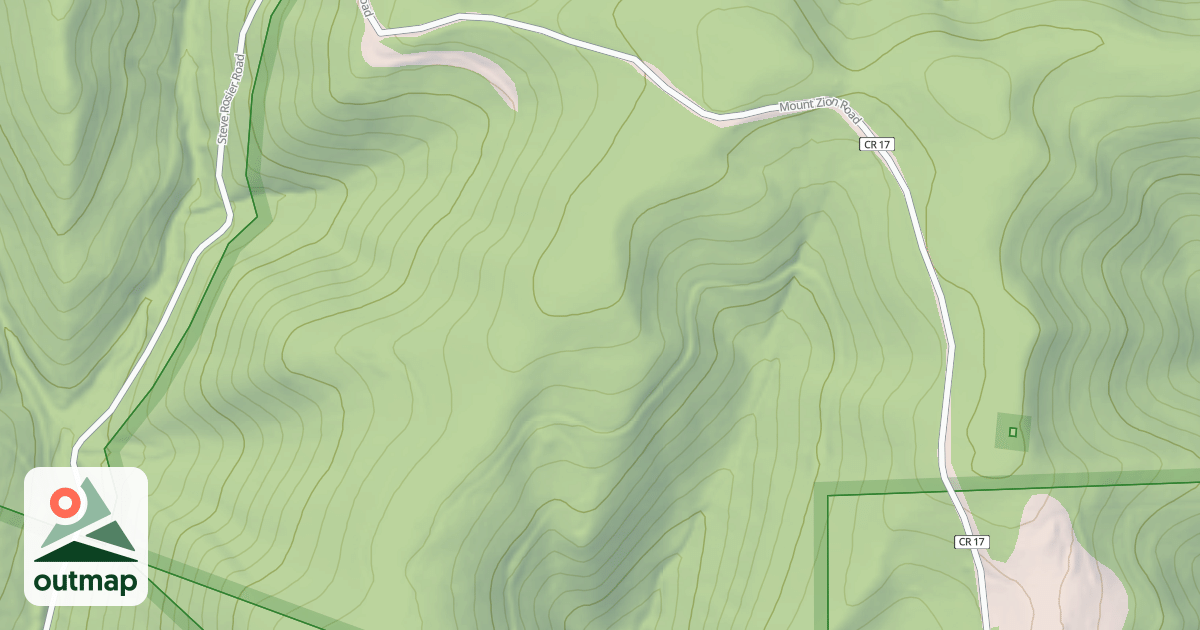 Map of TEXAS MOUNTAIN