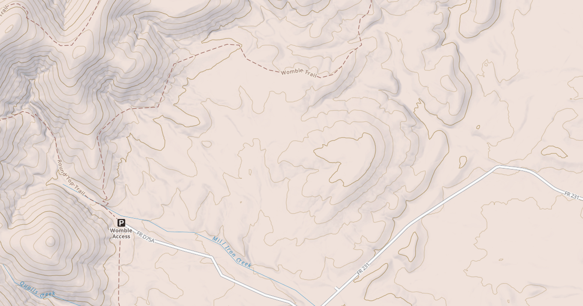 Map preview of MILL IRON WEST