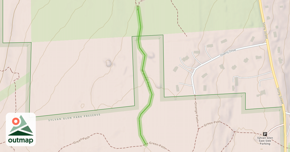 Map of W and P Trails