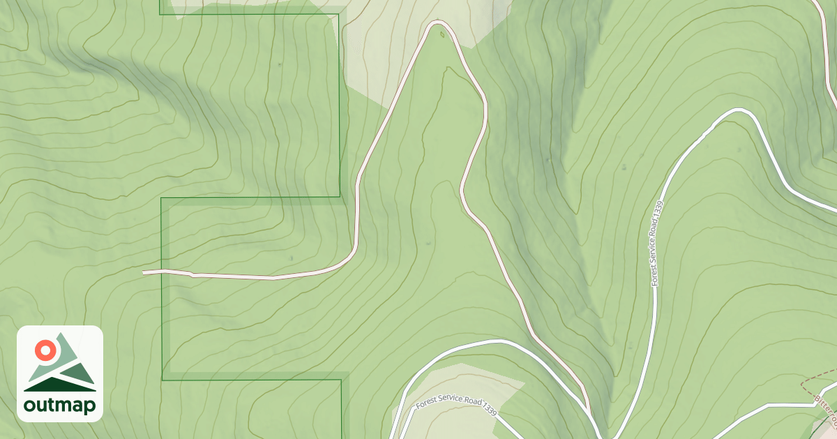 Map of (FDR) SLOCUM CREEK