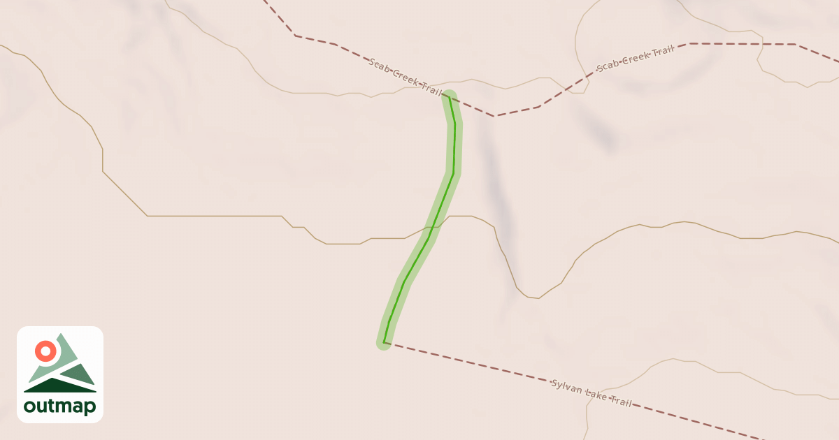Map of Sylvan Lake Trail