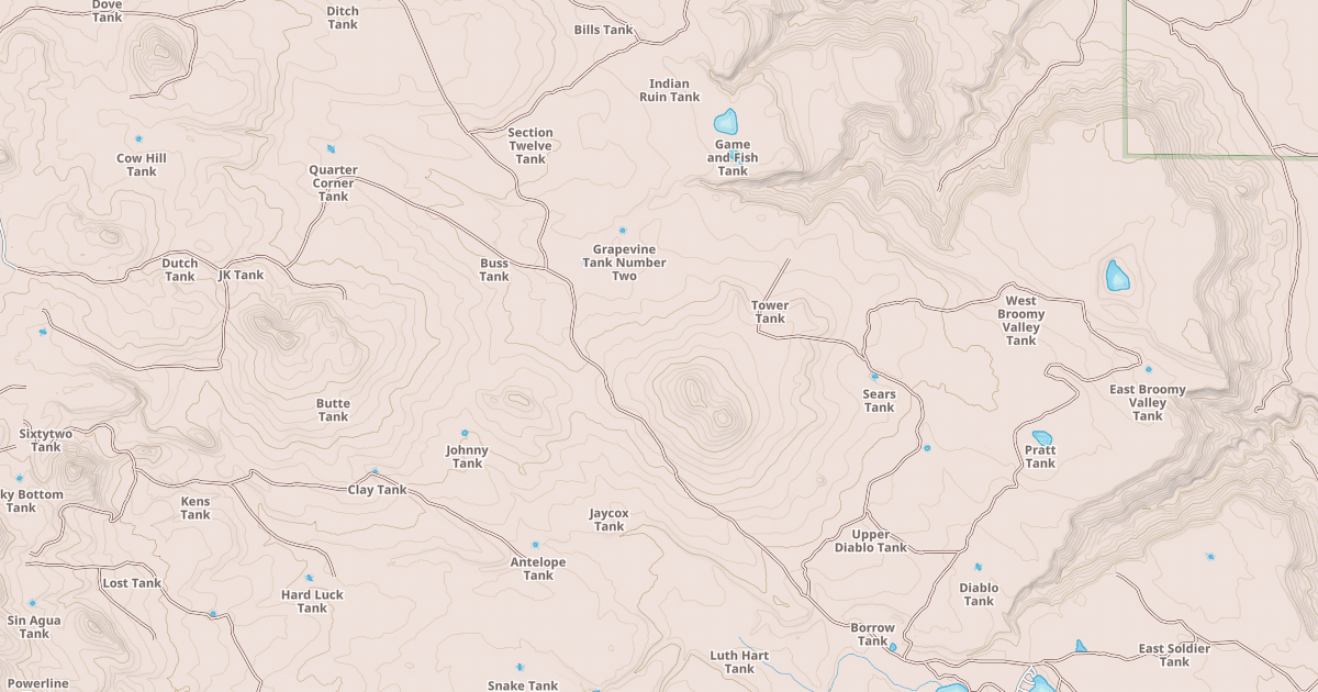 Map preview of ANDERSON MESA