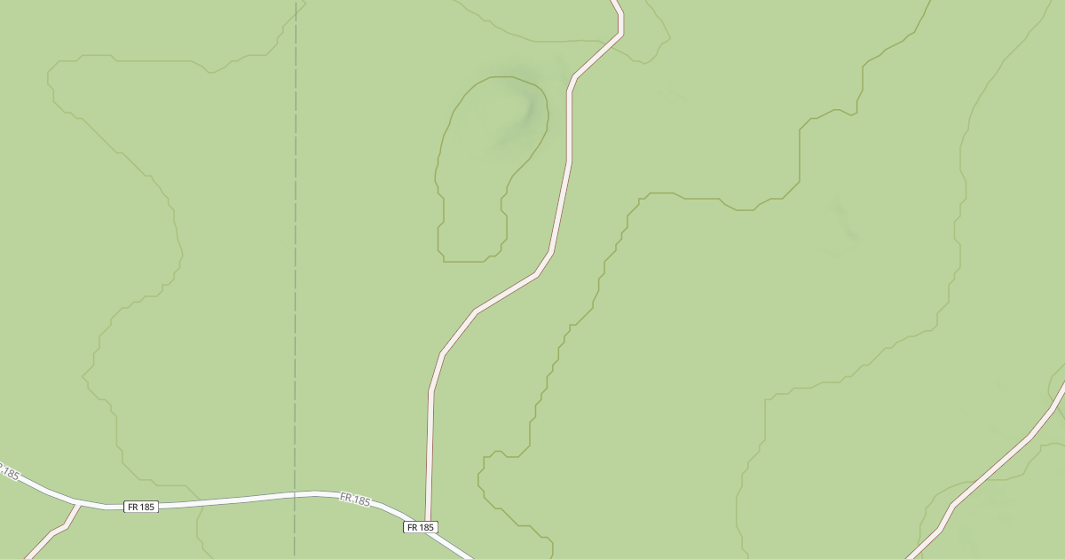 Map preview of USFS National Forest System Roads {8E4EF7EB-4916-4C79-A749-03CFB5C03C6D}
