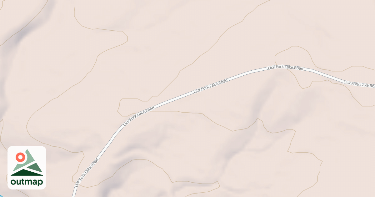 Map of LICK FORK DUMP LOOP
