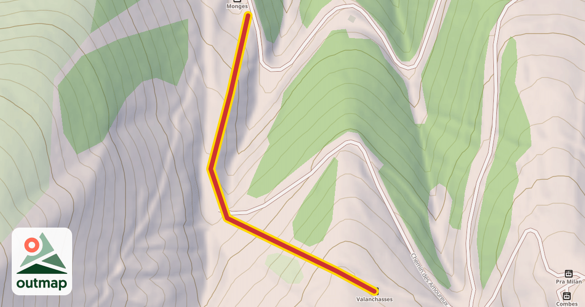 Map of Valanchasses