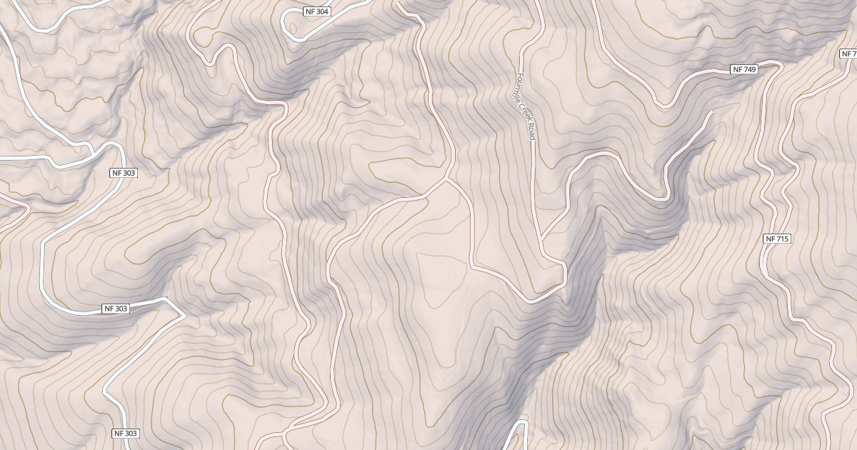 Map preview of FOURMILE CREEK