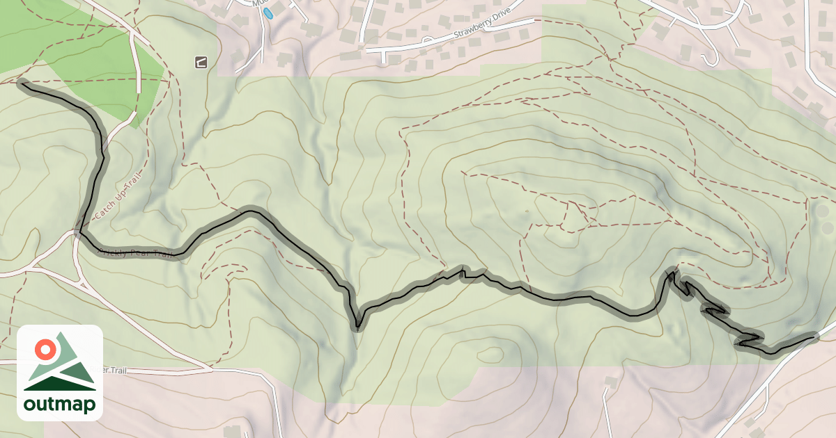 Map of Prickly Pear Trail