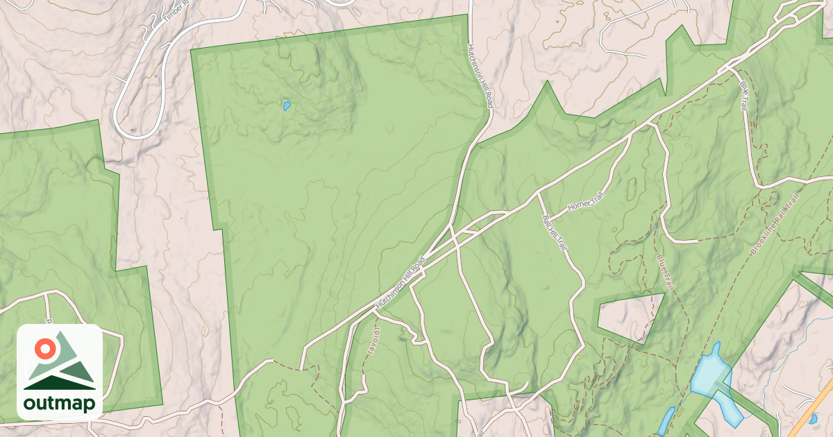 Map of Hutchinson Hill Rd