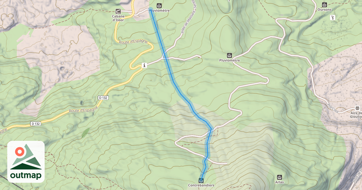 Map of Isaba