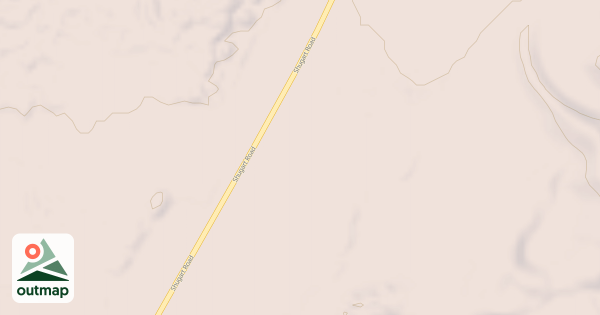 Map of Hackberry Trail System - Dunes Access-Post And Cable