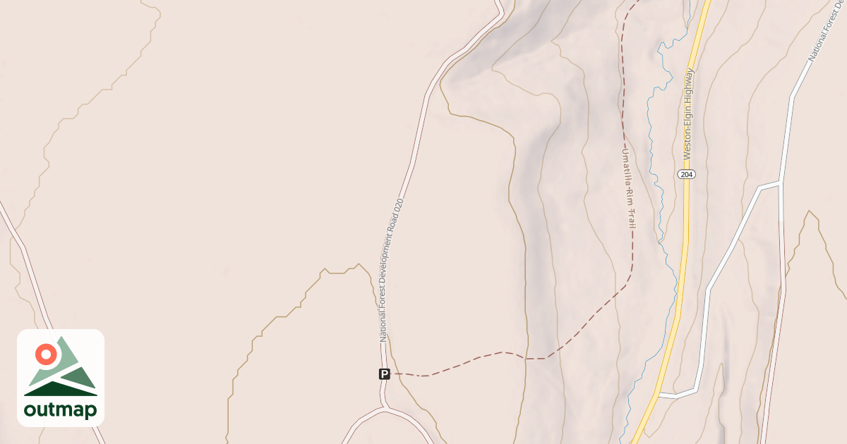 Map of HORSESHOE PRAIRIE TH