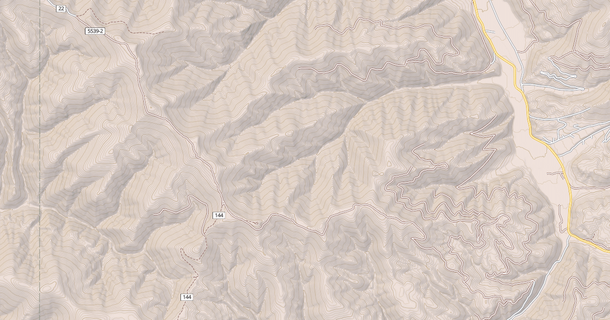 Map preview of ED'S RIDGE/ GARDEN PT JEEP TRL