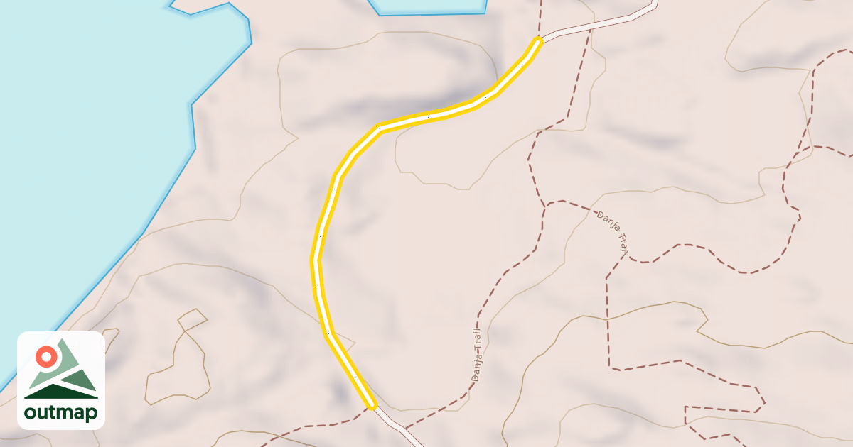 Map of Deer Lake Trail