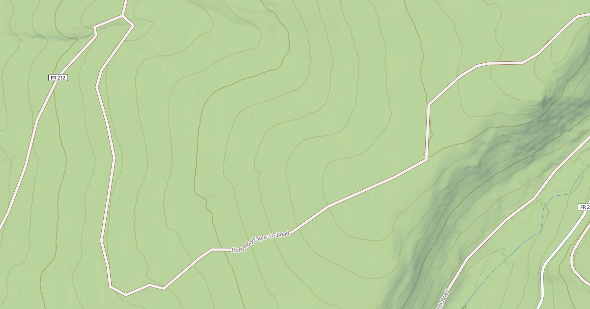 Map preview of HOLLYWOOD SPUR 1G