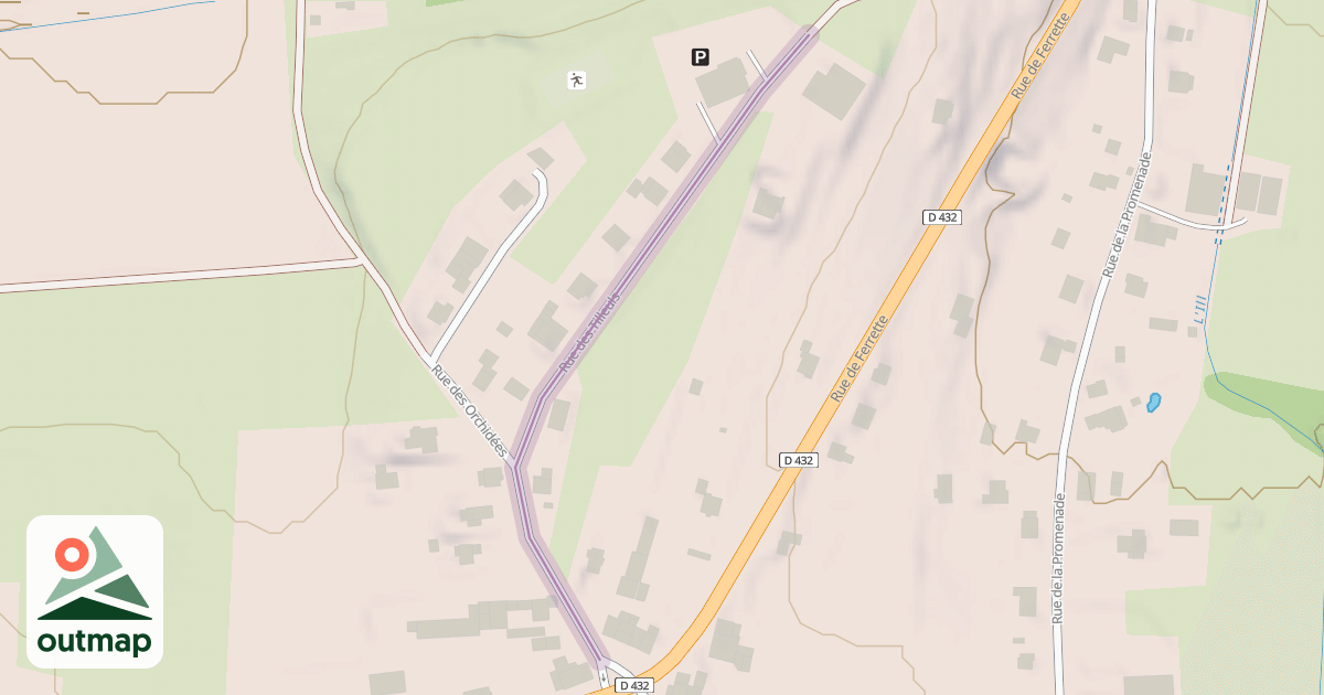 Map of Rue des Tilleuls