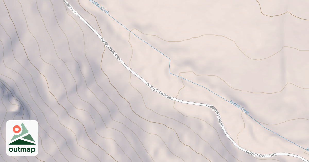 Map of DUDLEY CREEK TRAILHEAD