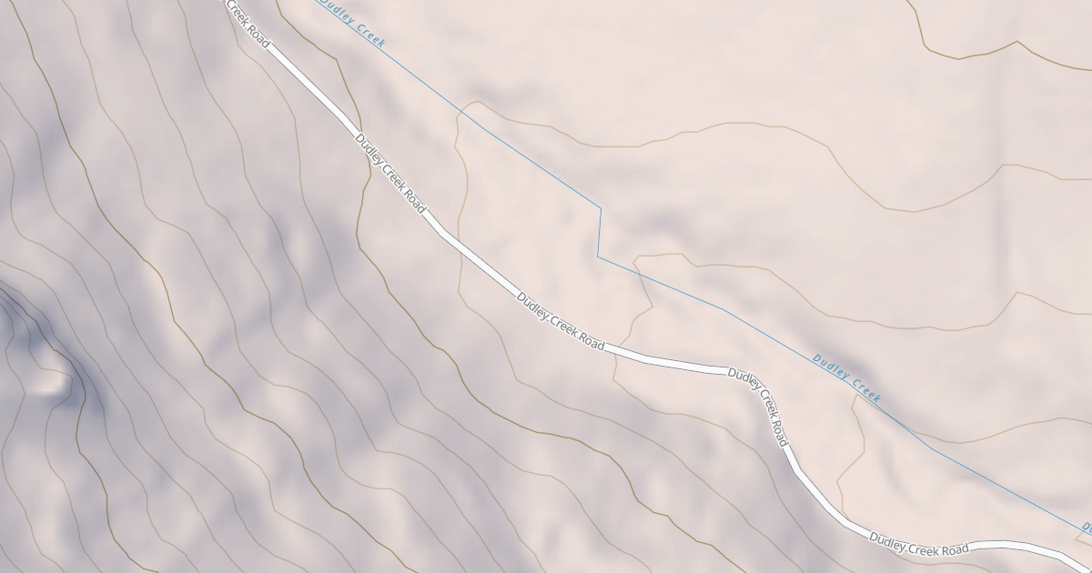 Map preview of DUDLEY CREEK TRAILHEAD