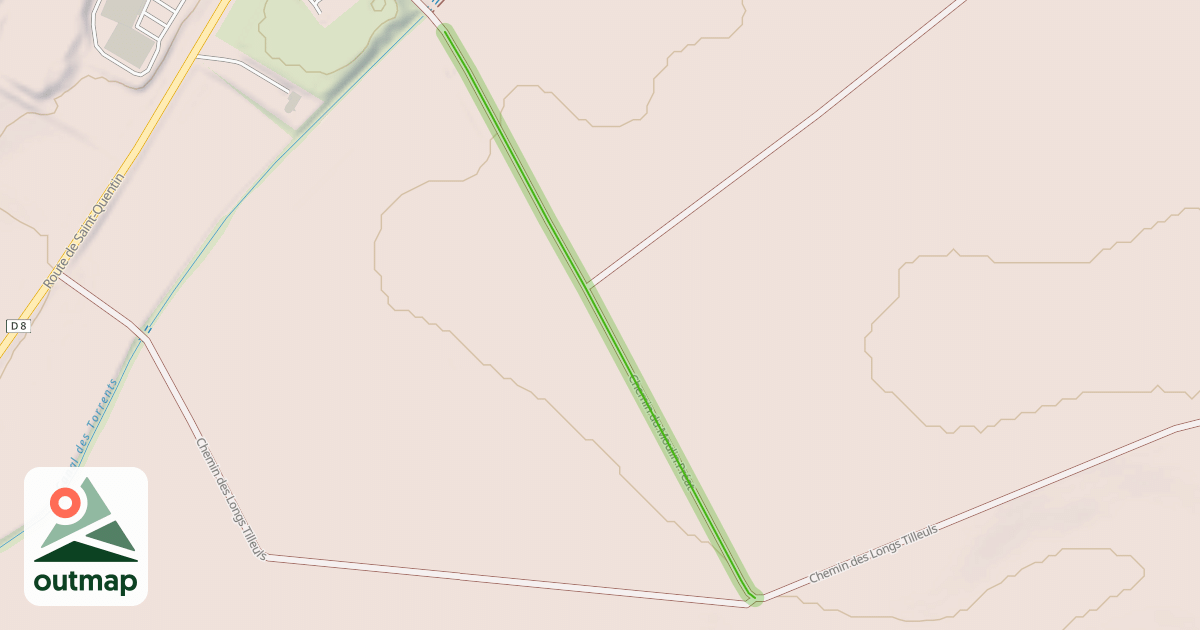Map of Chemin du Moulin Préat