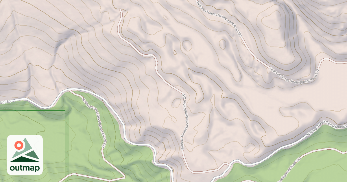 Map of CAMP CREEK
