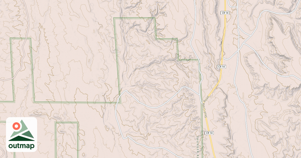 Map of USFS Motor Vehicle Use Map Trails 20541