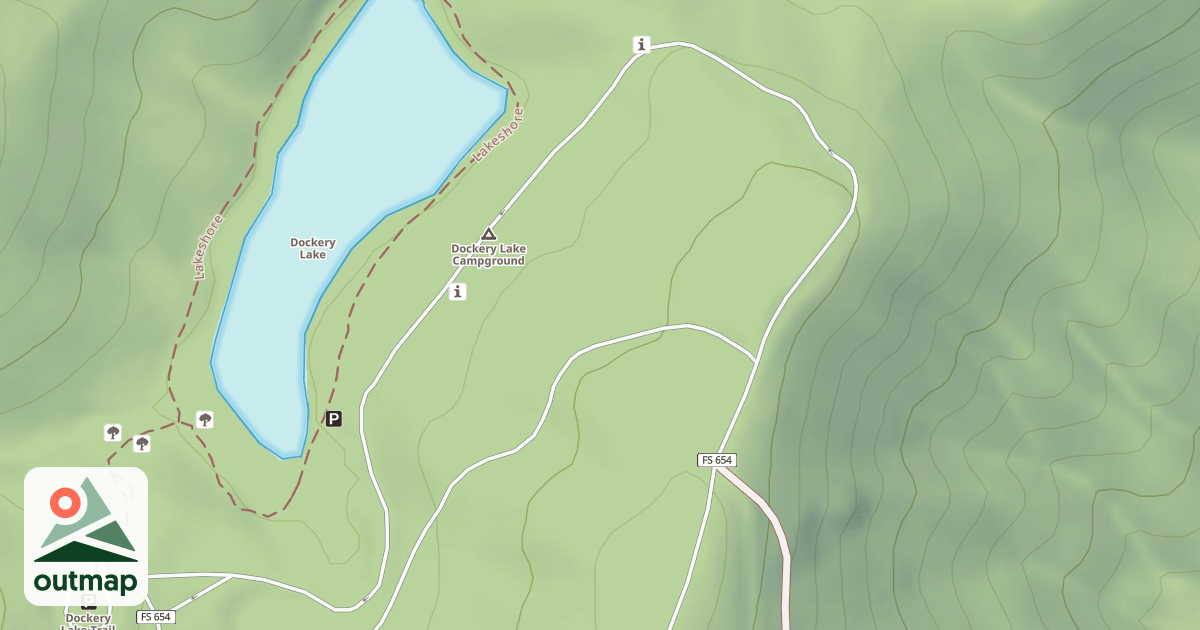 Map of DOCKERY LAKE REC.