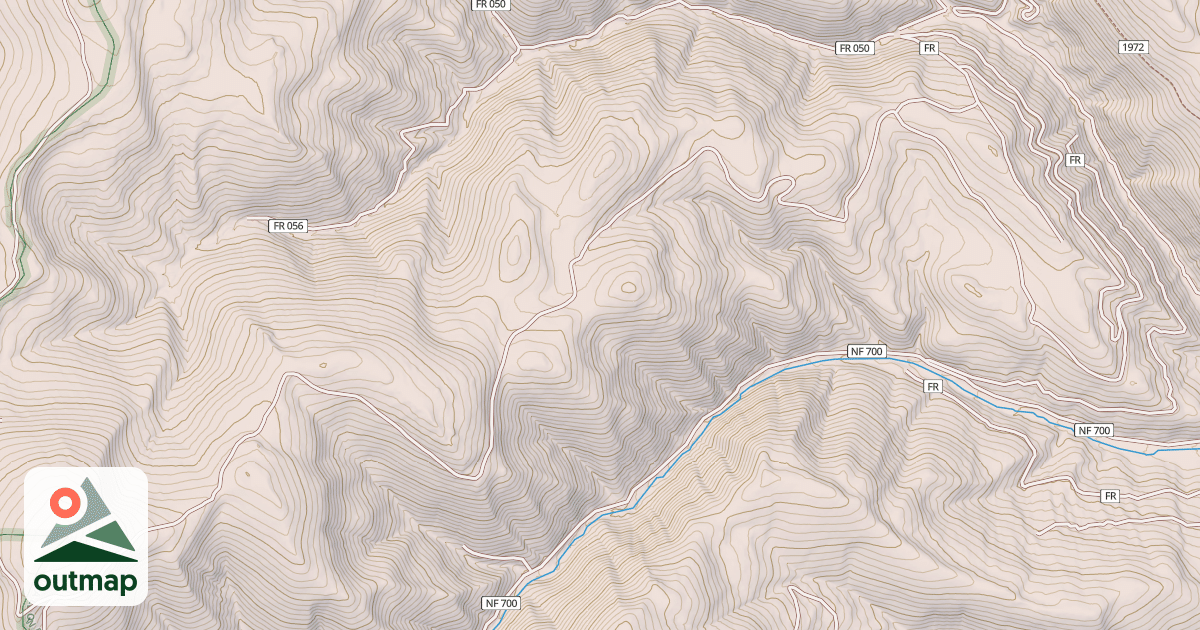 Map of USFS National Forest System Roads {6CA55D6B-C95D-4648-8598-9AD4D5560336}