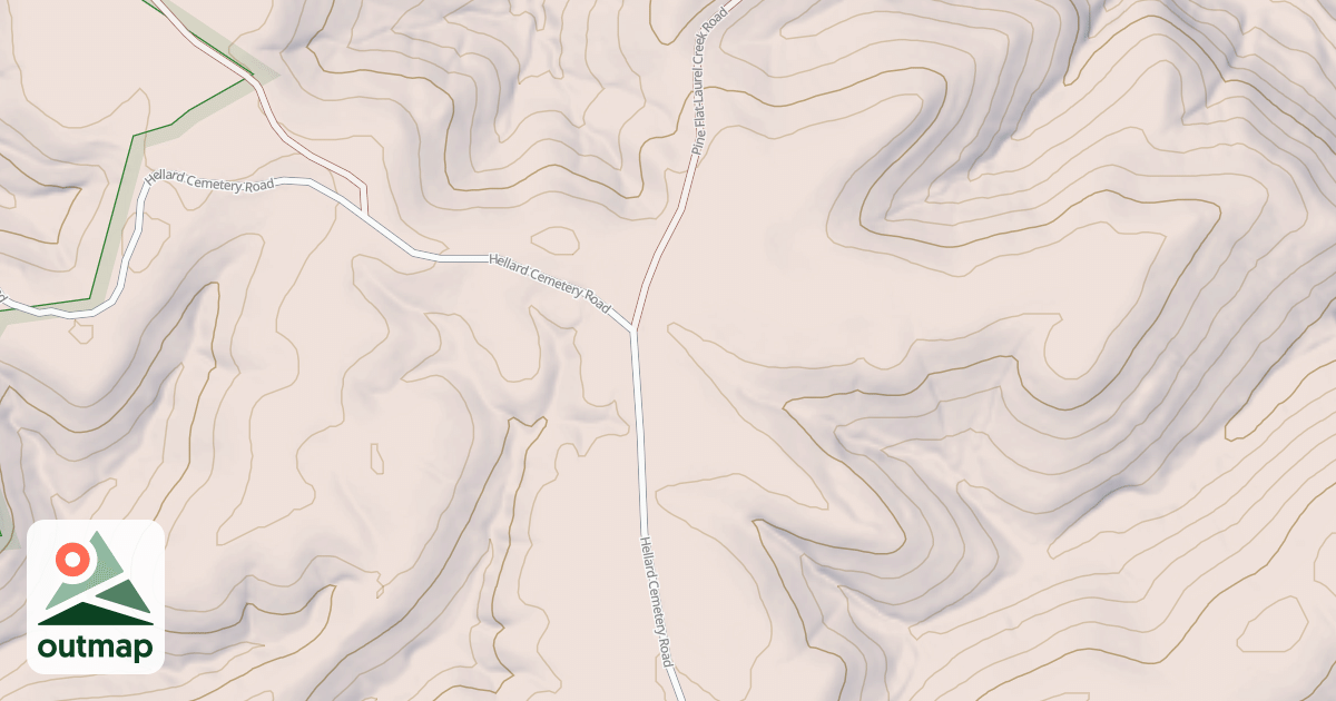 Map of PINE FLAT