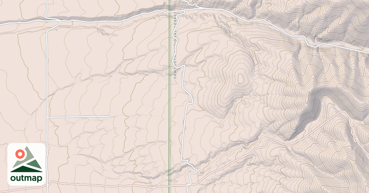Map of FOOTHILL SPUR A
