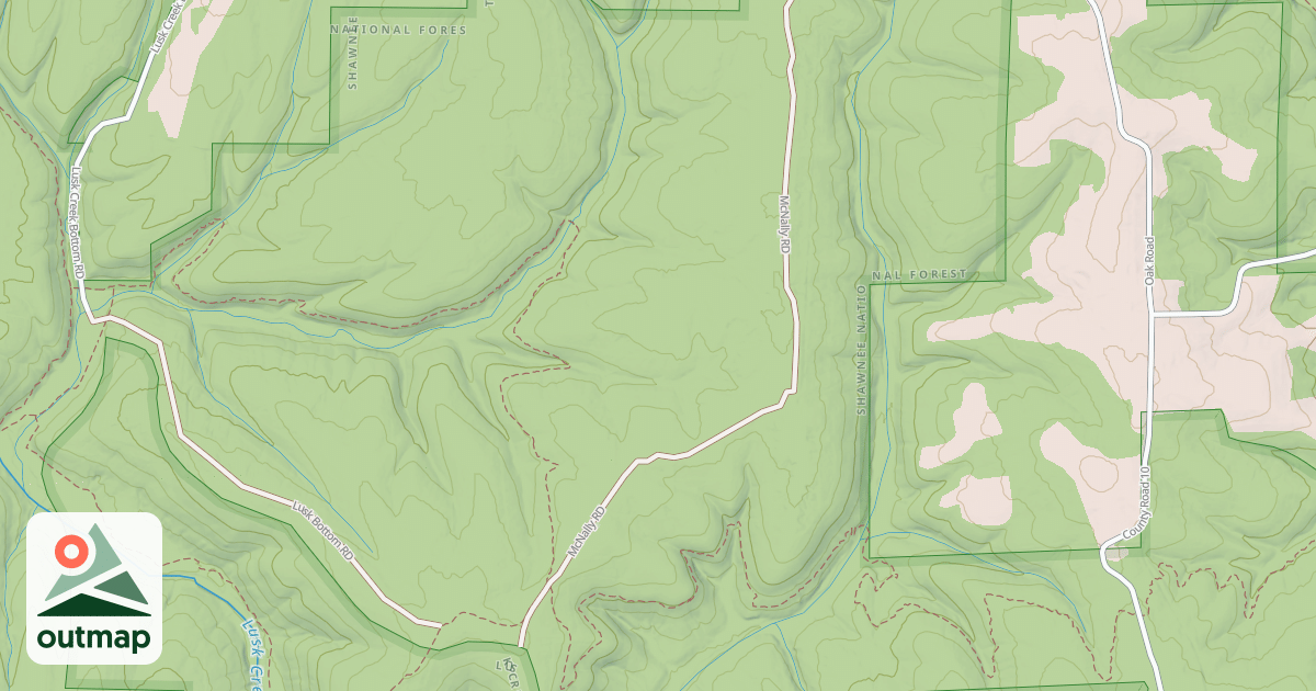 Map of MCNALLY RD