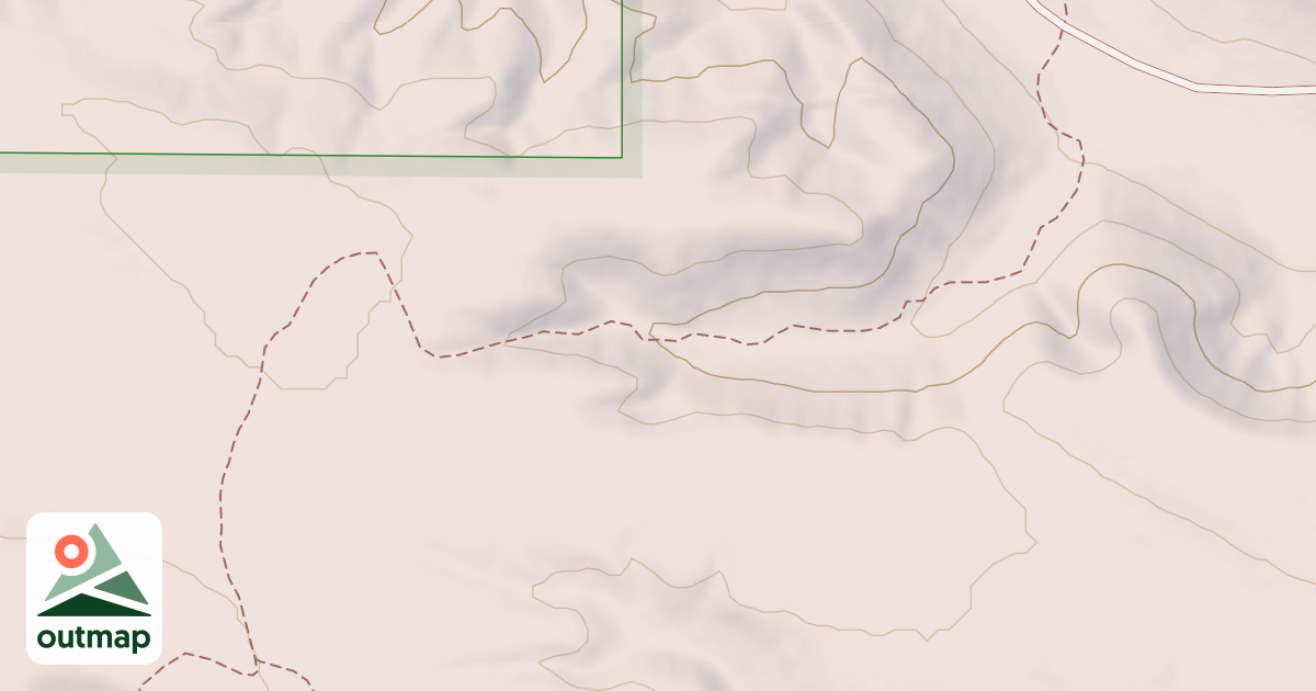 Map of Tomahawk Motorcycle Trail B Loop